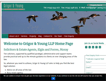 Tablet Screenshot of grigor-young.co.uk